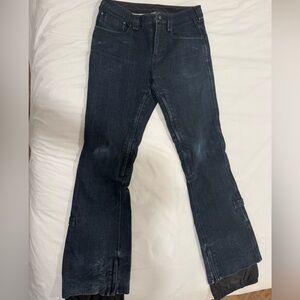 Iconic rare Burton denim ski pants M/L pristine vintage